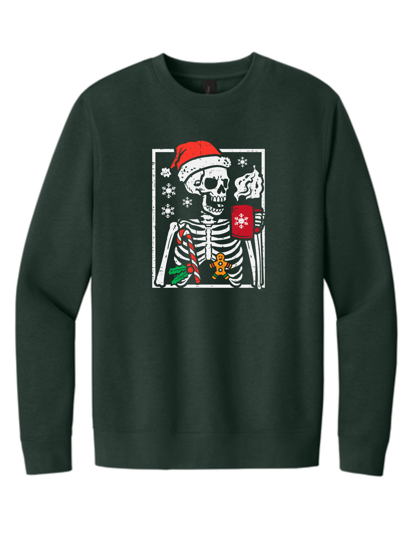 Hot Cocoa Skeleton Crewneck