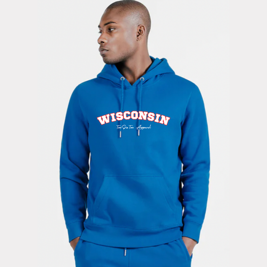 Red, Wisconsin & Blue Heavyweight Hoodie