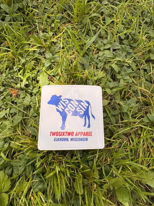 TwoSixTwo Wisconsin Sticker