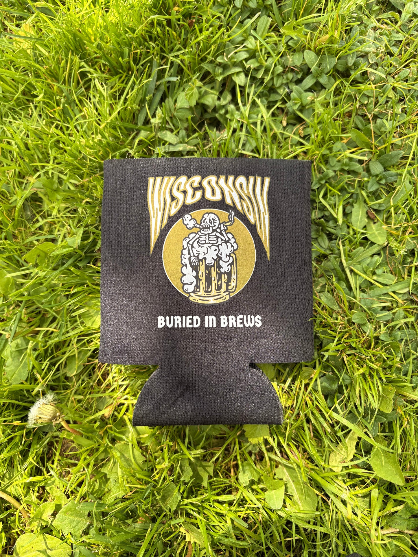 Buried in Brews Beer Koozie